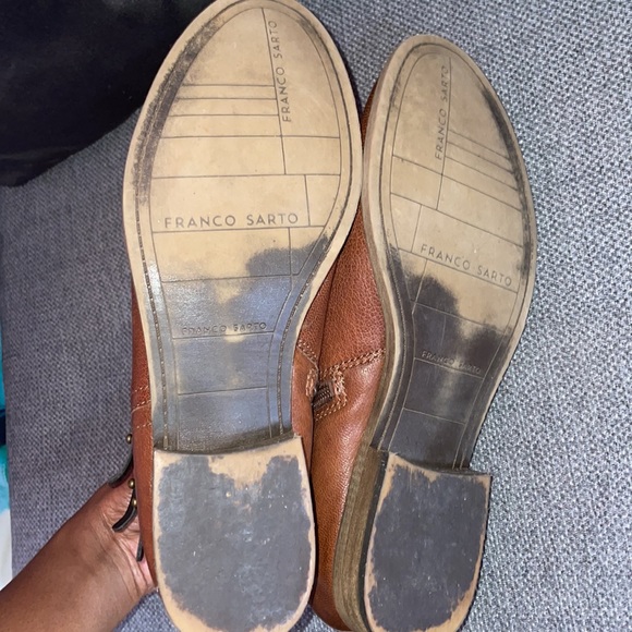 Franco Sarto Brown Leather Booties - Picture 5 of 5